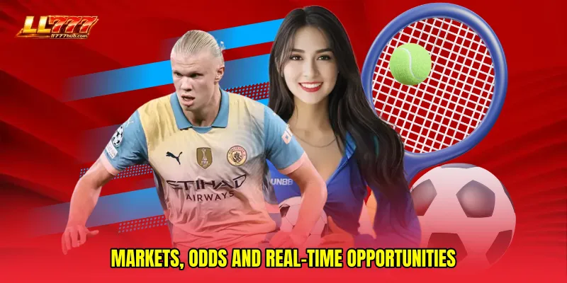 Markets, odds and real-time opportunities