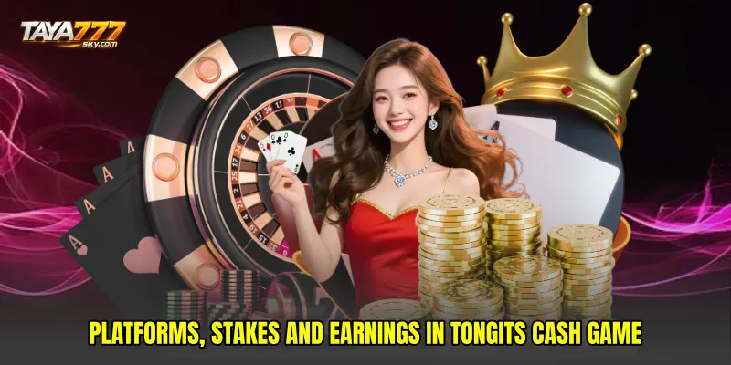 Platforms, Stakes and Earnings in Tongits cash game